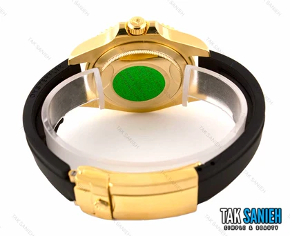 ساعت مچی رولکس یاخ مستر مردانه طلایی بند رابر Rolex-2581-G