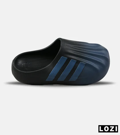 کتانی اسلاید مردانه آدیداس مشکی سرمه ای adiFOM Adilette مدل 7499