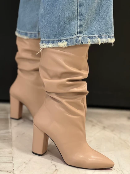 بوت چروک پاشنه8سانت تیز