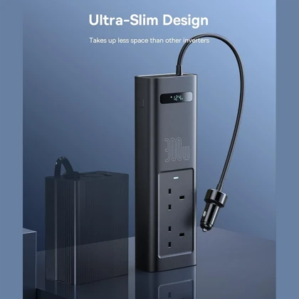 اینورتر فندکی باسئوس Baseus مدل CI30-05 توان 300 وات