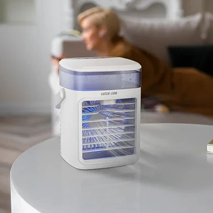 فن خنک کننده گرین لاین مدل GREEN LION RECHARGEABLE AIR COOLER GL-AC12 GNREAC12COL