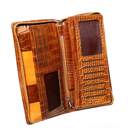 کیف دسته چک چرمی مدل کرو SBL300
