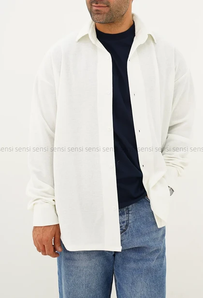 پیراهن مردانه جلو دکمه کد20000062