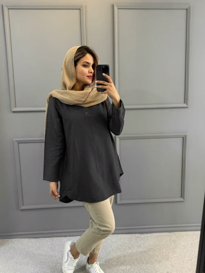 مانتو شومیزی بغل دکمه