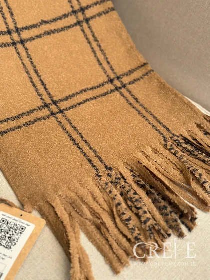 شال موهر حوله ای چهارخانه