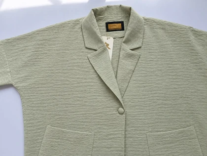 مانتو تابستانه سبز سایز 50( باعکس کمی تفاوت و زدگی دارد )کد 251