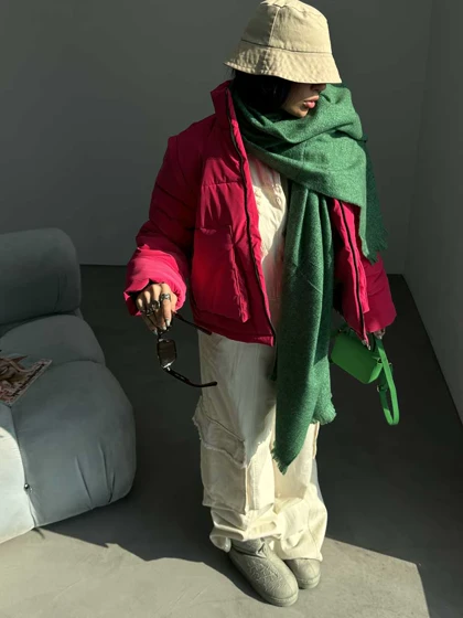 کاپشن بادکنکی پافرشو