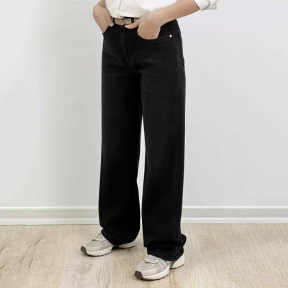 شلوار جین نیم بگ 1007588