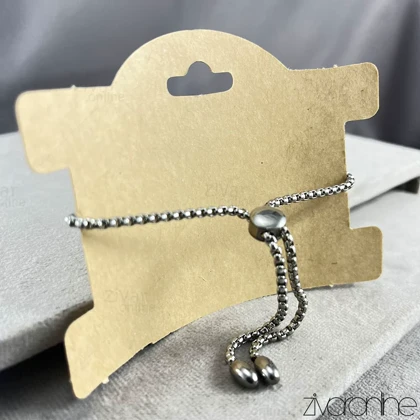 دستبند زنانه مستطیلی نگین‌دار 40209