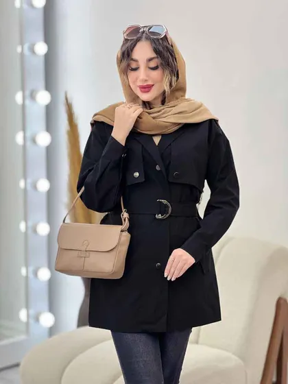 بارانی ژیله دار ساینا