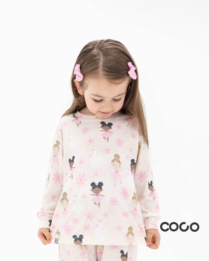 ست راحتی بلوز شلوار مادر تا فرزند COCO دخترانه و پسرانه 966