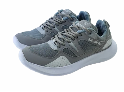 کفش اسپرت و روزمره مردانه برند اسکچرز Skechers مدل کوانتوم طوسی کد 467