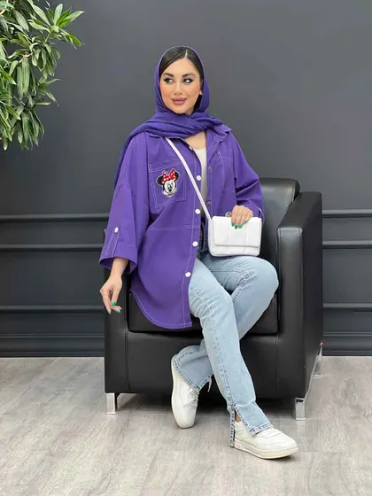 مانتو داکرون دوخت دار میکی موس