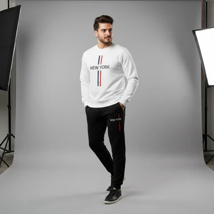 ست مردانه دورس و شلوار new york-چند رنگ