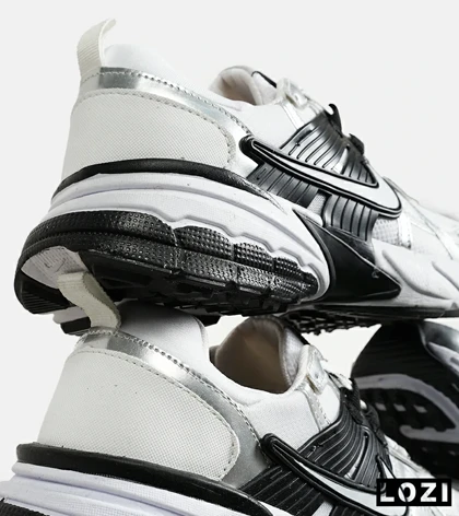 کفش کتانی مردانه و زنانه سفید طوسی مشکی Nike cushlon