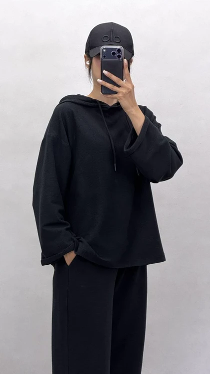 ست هودی و شلوار لاوندر