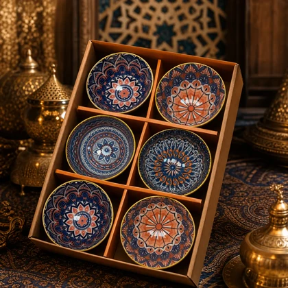 ست 6 عددی پیاله سرامیکی مراکشی