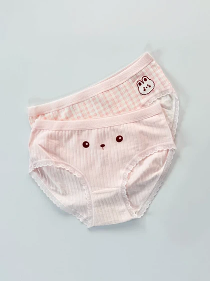 شورت اسلیپ نخ پنبه عروسکی طرح خرس