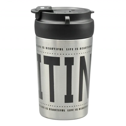 تراول ماگ دو حالته استی ترو مدل Never Give Up ظرفیت 0.4 لیتر