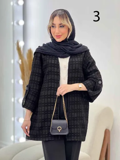 مانتو فکورا آستین پاگن