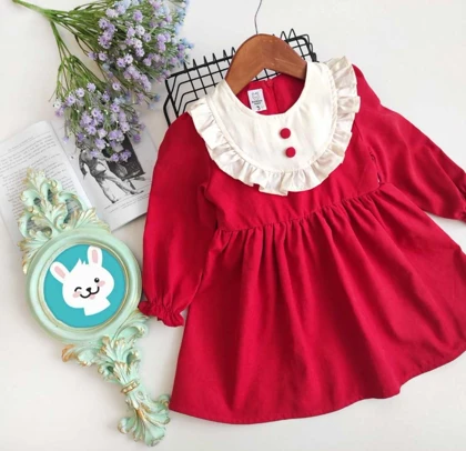 سارافون یلدایی روشا یقه چین‌دار