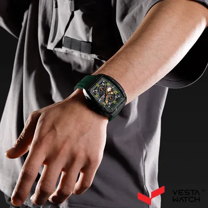ساعت مچی مردانه نیوی فورس NAVI FORCE مدل NF 8052 B/GN/GN