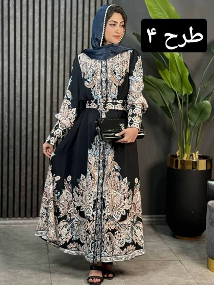 پیراهن ترک ماهرخ کد 1661