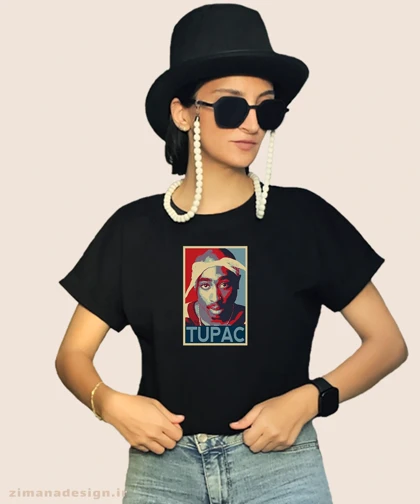 کراپ زنانه طرح توپاک کد 952