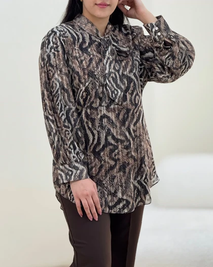 شومیز حریر ملورا