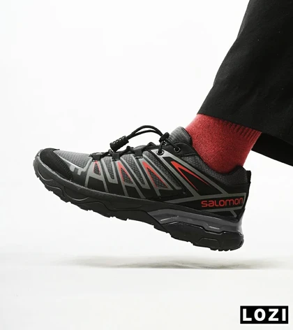 کفش کتانی بزرگ پا مشکی قرمز سالومون Salomon X ULTRA