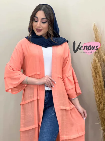مانتو عبایی پله ای