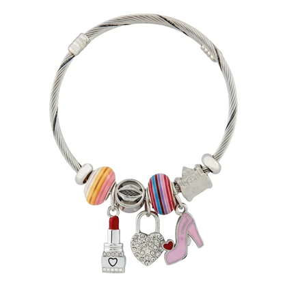 دستبند پاندورا مدل رژ لب