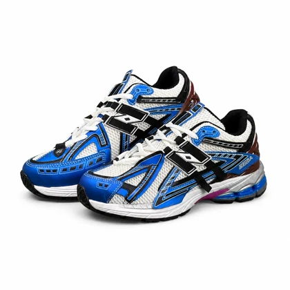 کتانی مردانه نیوبالانس 1906 آبی سفید New BALANCE 1906