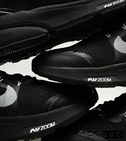 کفش کتانی بزرگ پا مشکی NIKE zoom