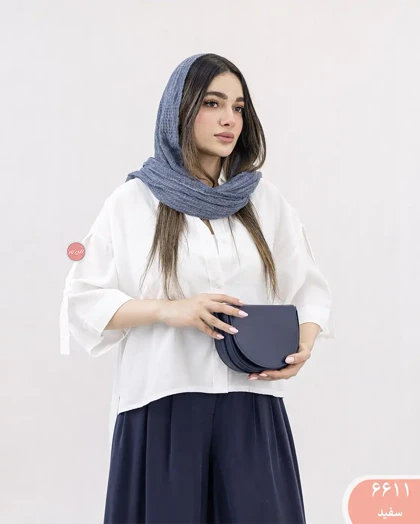 شومیز سیلک روبینا 6611