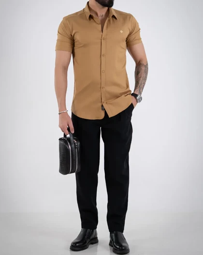 پیراهن کوتاه شانلی-کد4942