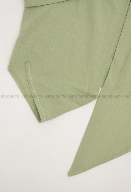 ست شومیز شلوار گره‌ای کد1005463