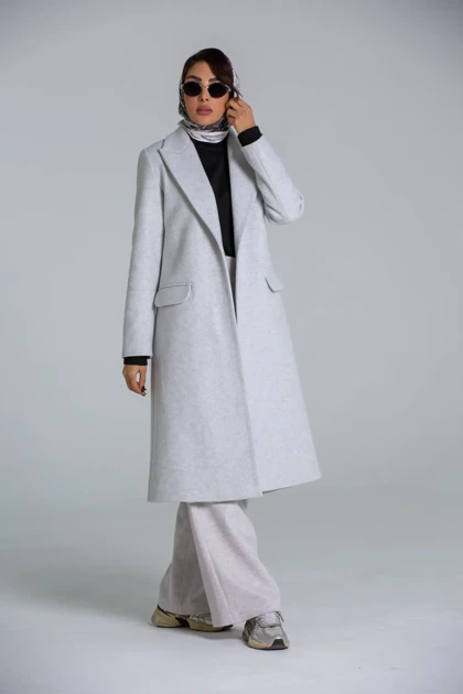 پالتو یقه بلیزر بلند