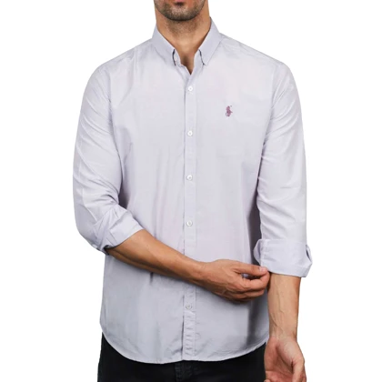 پیراهن آستین بلند راه راه مردانه مدل 6102053