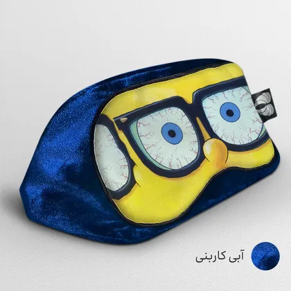 چشم بند بچگانه کاوا ماسک مدل باب اسفنجی کد1