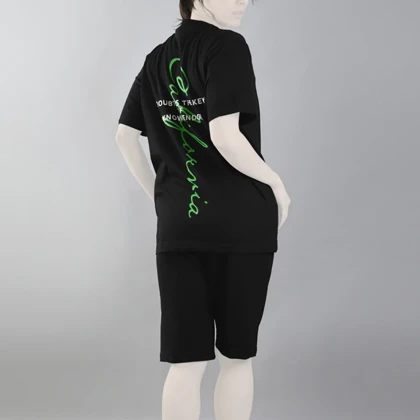 ست تیشرت و شلوارک اسپرت بوستون سلتیکس مدل SPL-4A0013 مشکی