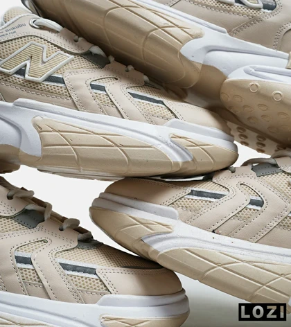 کفش کتانی مردانه و زنانه سفید کرم NEW BALANCE smith xvision v2