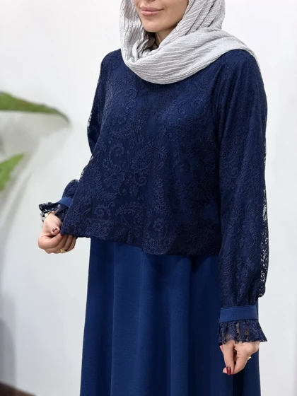 پیراهن مانتویی بلند ماریا