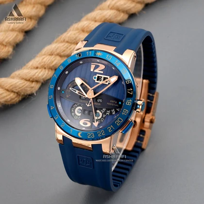 ساعت مچی اولیس ناردین سورمه‌ای Ulysse Nardin-20