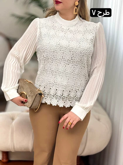 شومیز دانتل ترانه 2931