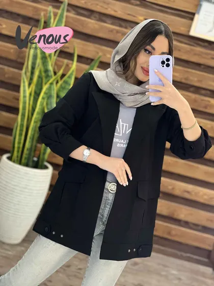 مانتو لینن آستین پیله