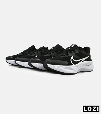 کفش کتانی مردانه و زنانه مشکی سفید NIKE zoom x smile مدل 4602