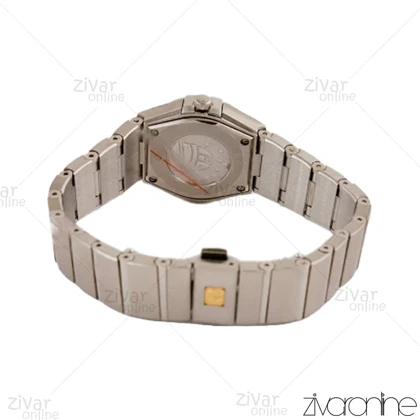 ساعت امگا کانسلیشن زنانه نقره ای صفحه آبی 105166