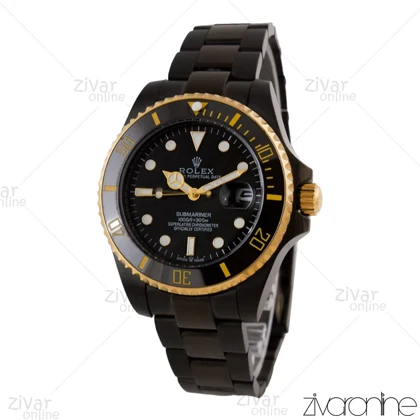 ساعت رولکس سابمارینر مردانه مشکی طلایی 105772