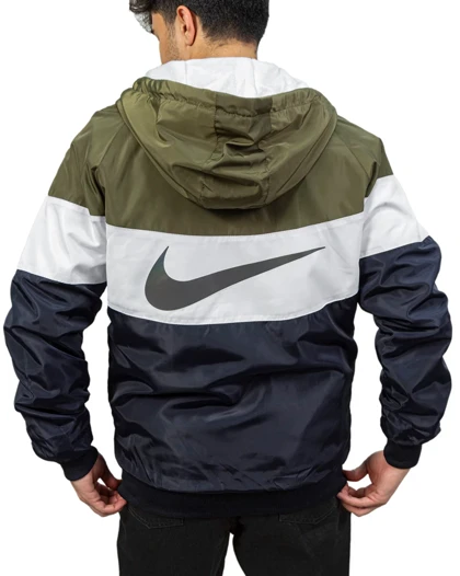 سویشرت مردانه بادگیر بارانی مدل نایک رنگ سبز کد 47530
